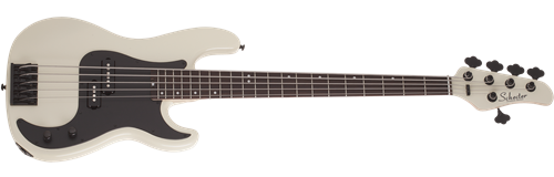 	Schecter DIAMOND SERIES P-5 Ivory  5-String Electric Bass Guitar  