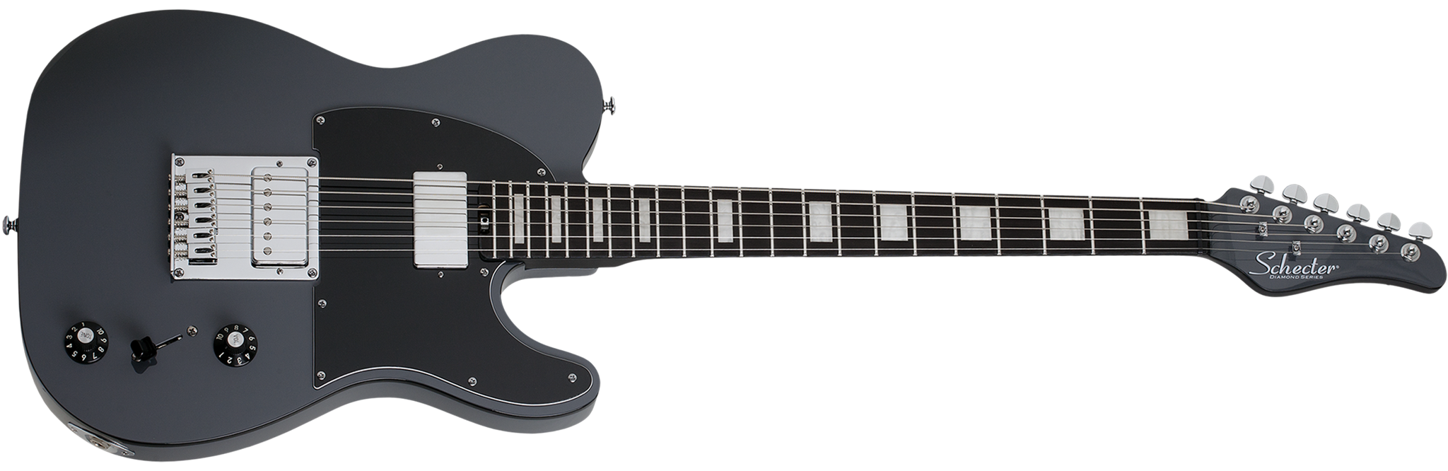 Schecter DIAMOND SERIES PT EX Dorian Gray 27" Scale    6-String Electric Guitar