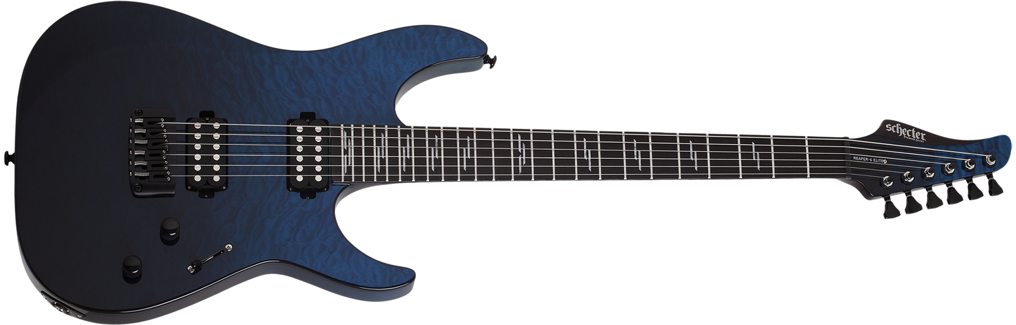 Schecter DIAMOND SERIES Reaper-6 Elite Deep Ocean Blue 6-String Electric Guitar 2023