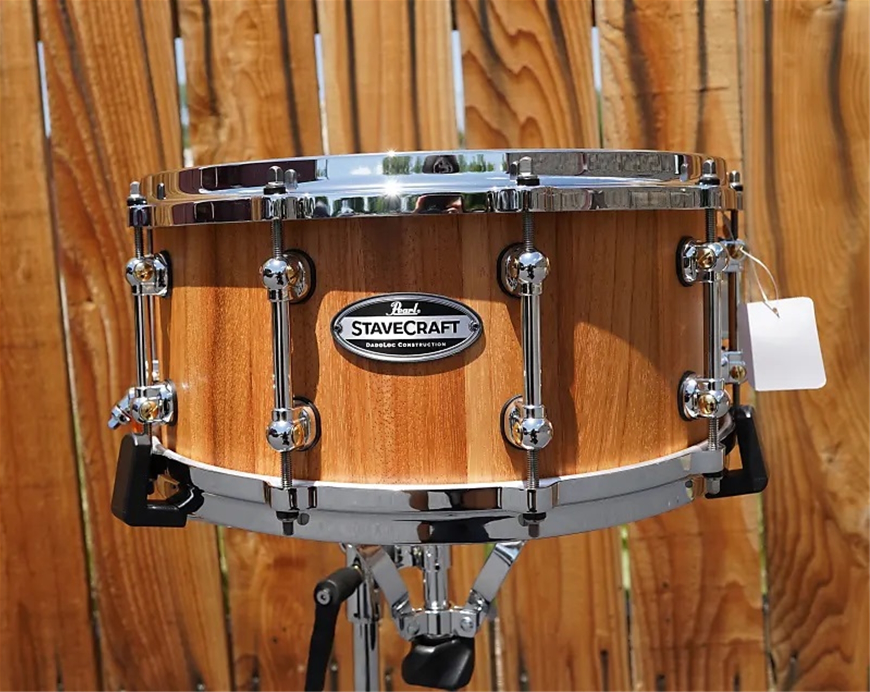 Pearl extra THICK -StaveCraft Makha SCD1465MK 6.5" x 14" Snare Drum w/ DADO-LOC Joint
