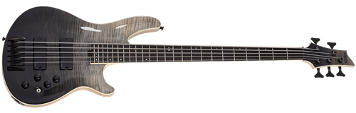 Schecter DIAMOND SERIES SLS Elite-5  Black Fade Burst 5-String Electric Bass Guitar  
