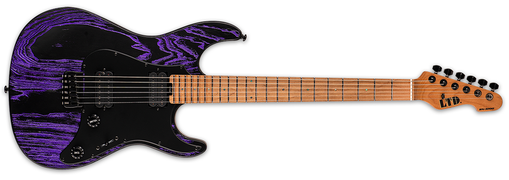 LTD DELUXE SN-1000HT Purple Blast 6-String Electric Guitar 