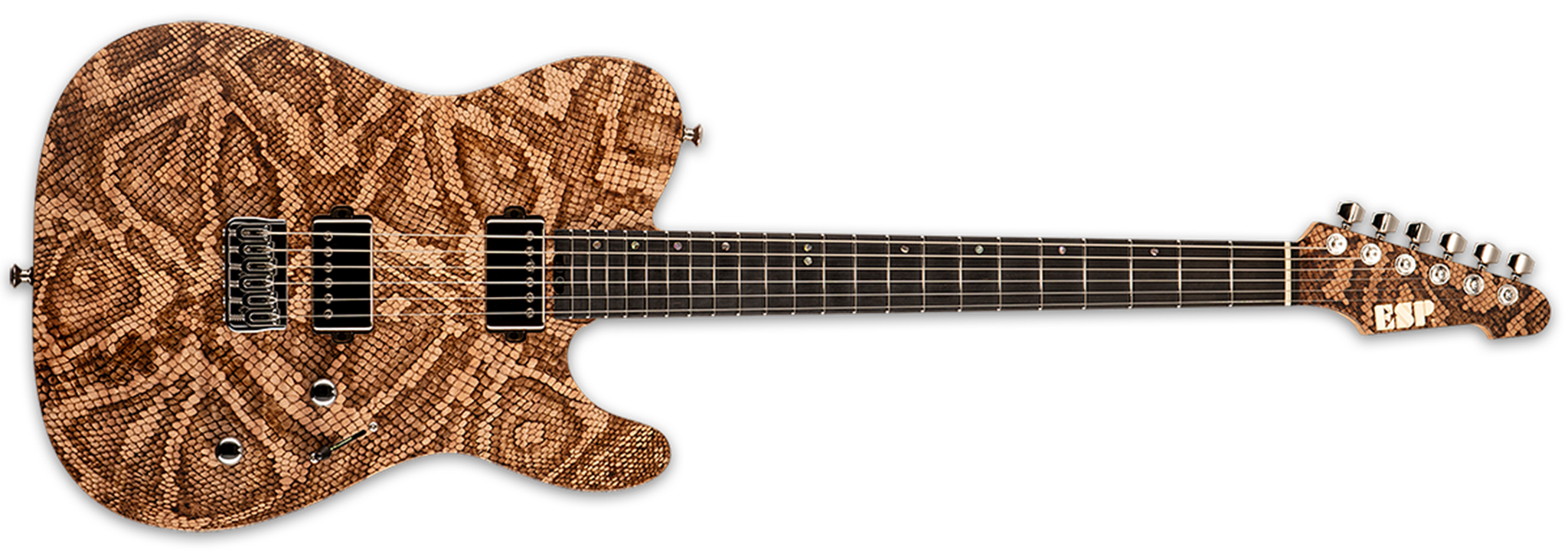 ESP USA  TE-II Hardtail Snakeskin 4/10 made  6-String Electric Guitar  