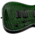 LTD DELUXE SERIES H-1001QM See Thru Green 6-String Electric Guitar  