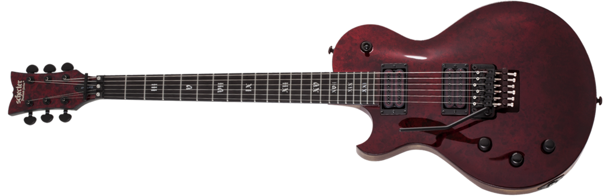 Schecter DIAMOND SERIES Apocalypse Solo-II FR Red Reign Left Handed 6-String Electric Guitar 2022