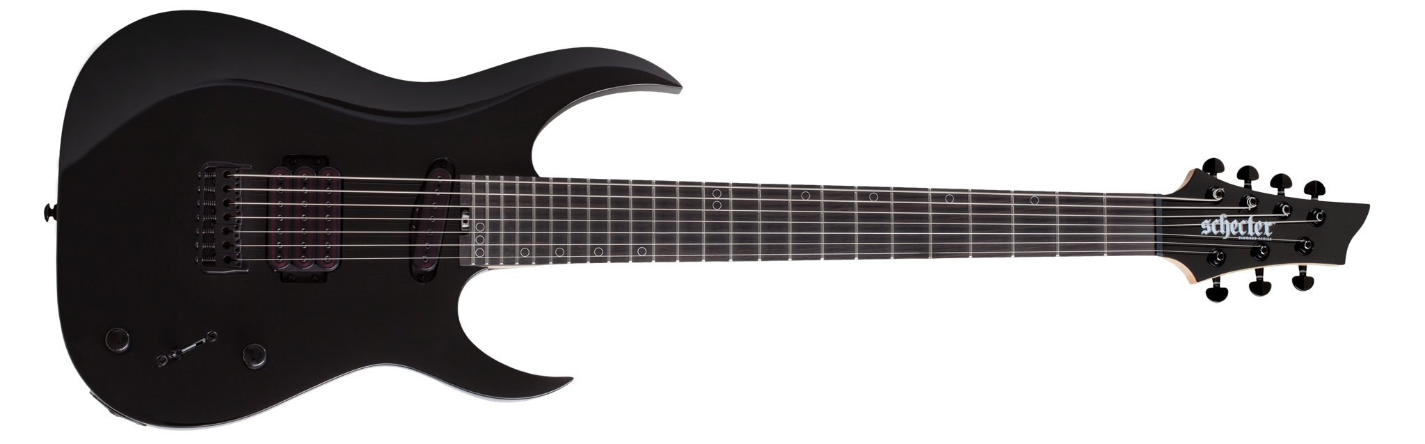 Schecter DIAMOND SERIES Sunset-7 Triad Gloss Black   7-String Electric Guitar