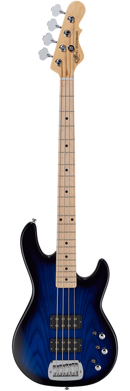 G&L TRIBUTE SERIES L-2000 Blue Burst   4-String Electric Bass Guitar