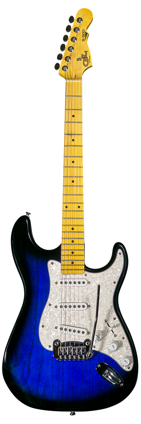 G&L TRIBUTE SERIES S-500 Blue Burst 6-String Electric Guitar  