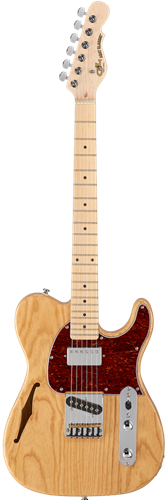 G&L TRIBUTE SERIES ASAT Classic Bluesboy Semi-Hollow Natural Gloss/Maple 6-String Electric Guitar