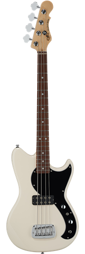 G&L TRIBUTE SERIES Fallout 30" Short scale Olympic White  4-String Electric Bass