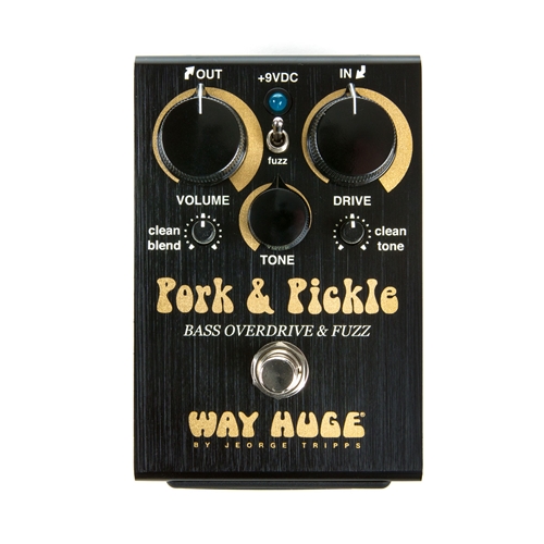 Way Huge WM91  Smalls Pork and Pickle Bass Overdrive  And Fuzz Pedal