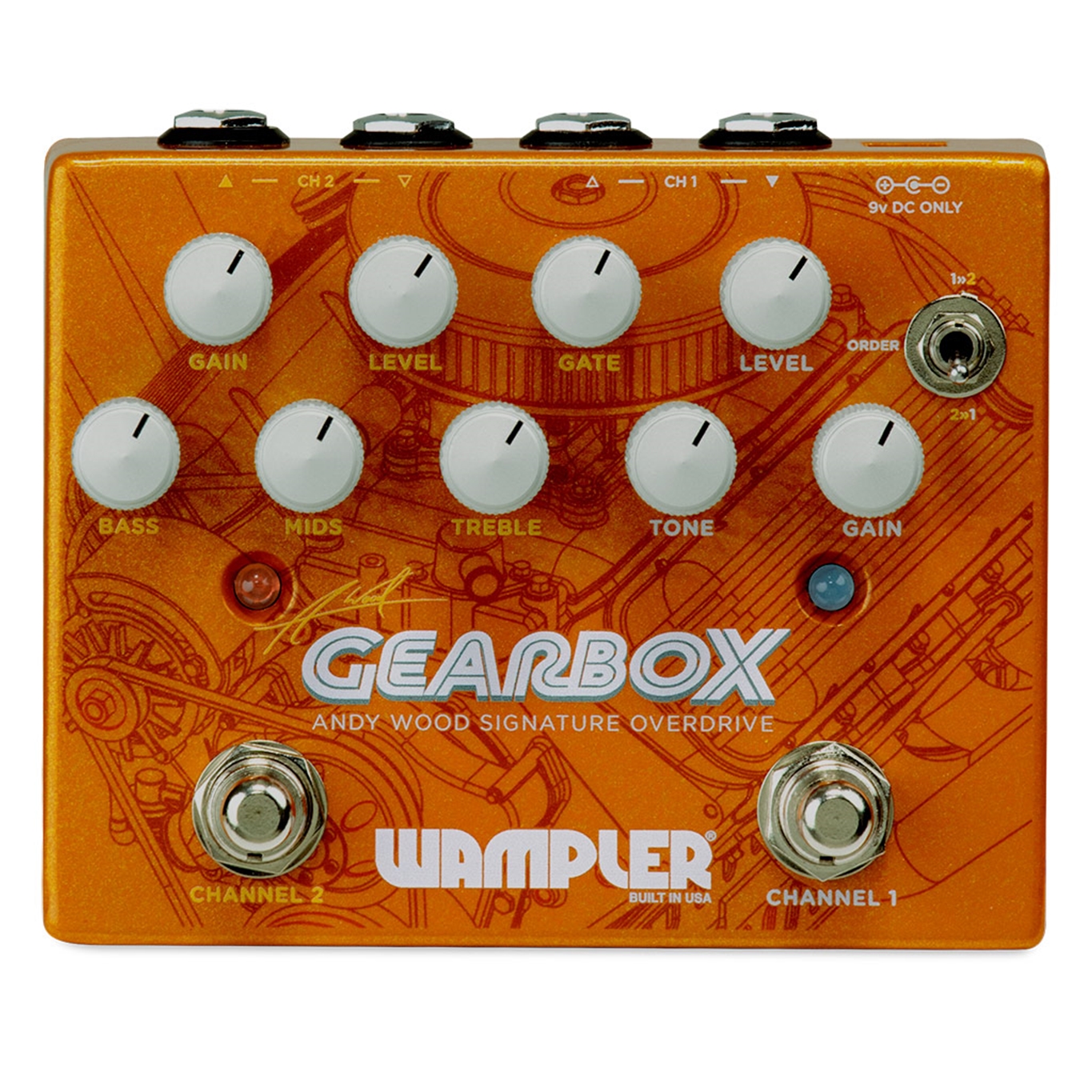 WAMPLER Andy Wood: Gearbox  Signature Overdrive Pedal