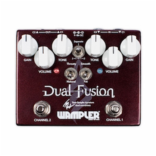 WAMPLER Dual Fusion-Tom Quayle Overdrive Guitar Pedal 