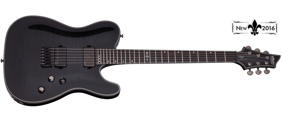 Schecter DIAMOND SERIES Hellraiser Hybrid PT  Trans Black Burst 6-String Electric Guitar  