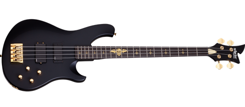 Schecter   DIAMOND SERIES   Johnny Christ Signature Bass Satin Black 4-String Electric Bass Guitar