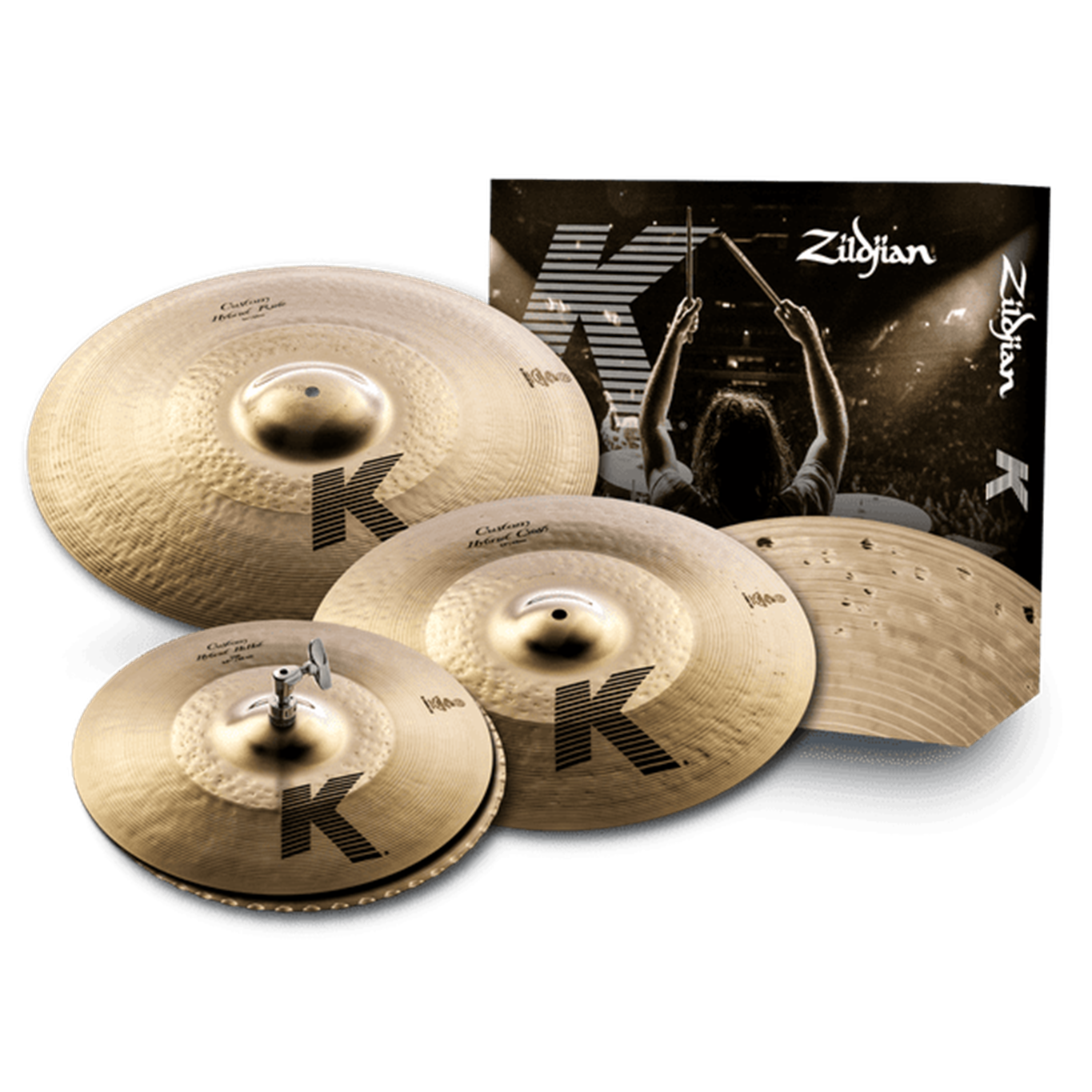 Zildjian K CUSTOM HYBRID CYMBAL PACK 4-Cymbal Box Set 