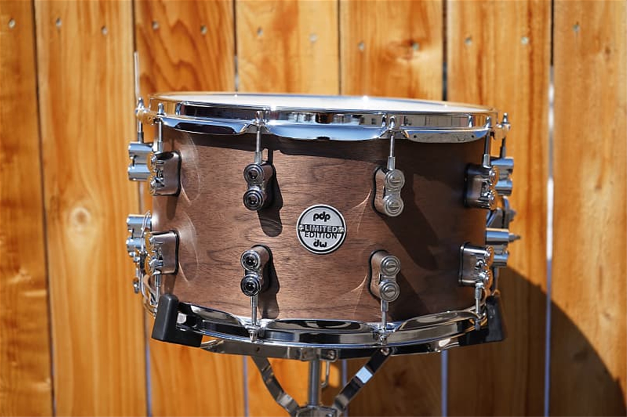  PDP 13'' Limited Edition Natural Satin 18-Ply Maple/Walnut Hybrid shell |7" x 13" Snare Drum
