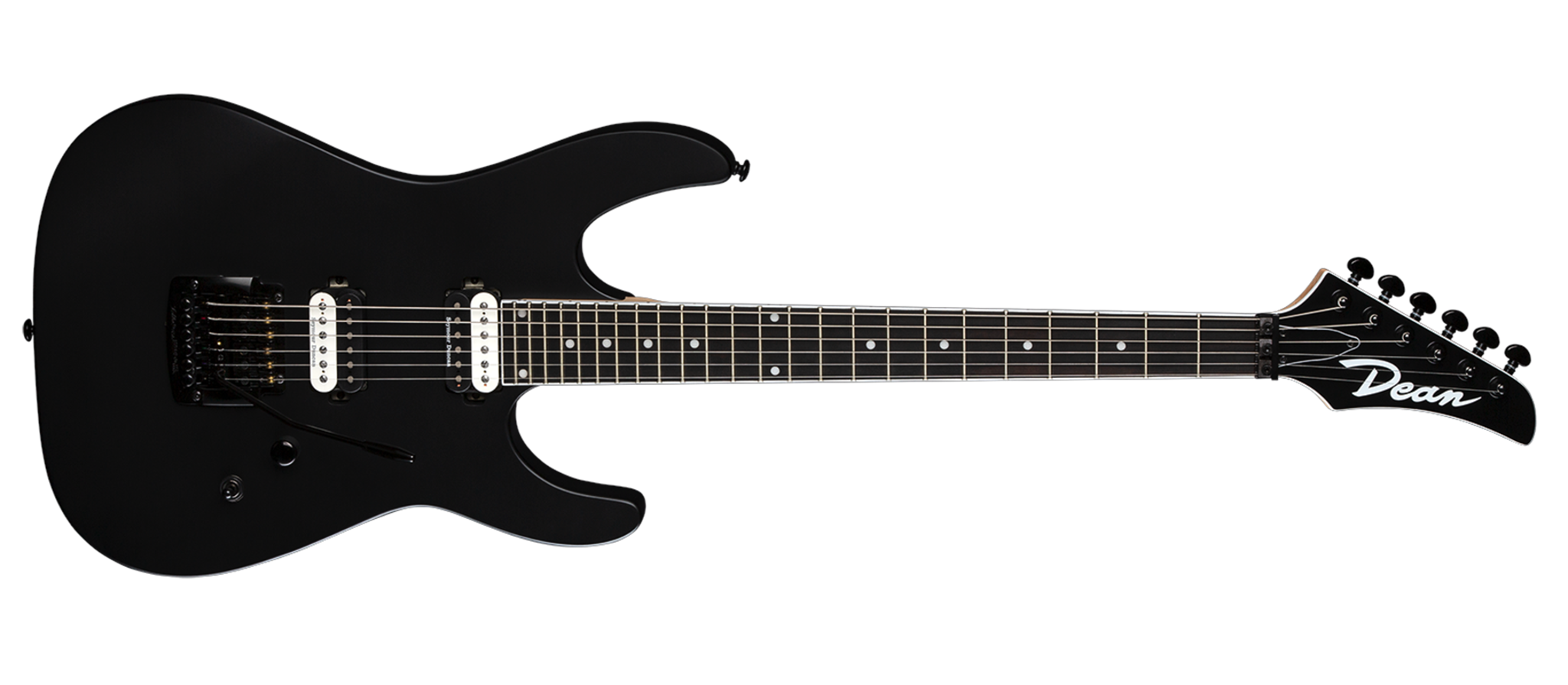 Dean MD24 Select Kahler Black Satin 6-String Electric Guitar  