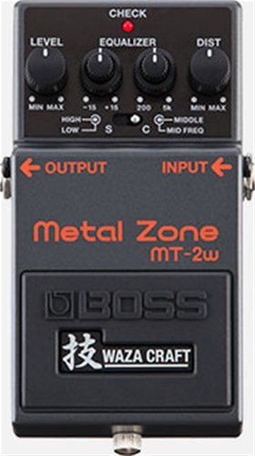BOSS MT-2W Metal Zone Waza Craft Guitar Pedal  