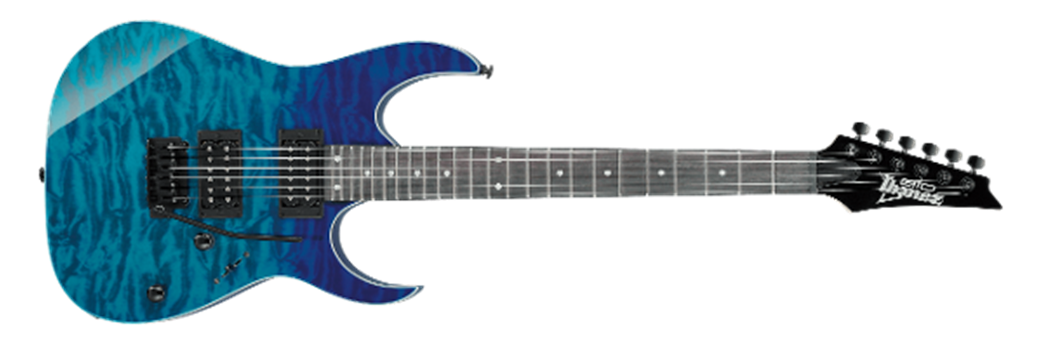 IBANEZ GIO GRG120QASP Blue Gradation  6-String Electric Guitar
