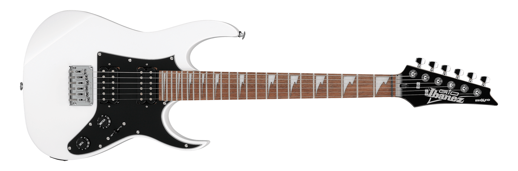 IBANEZ MIKRO GRGM21M WH  White 22.2 Short Scale 6-String Electric Guitar