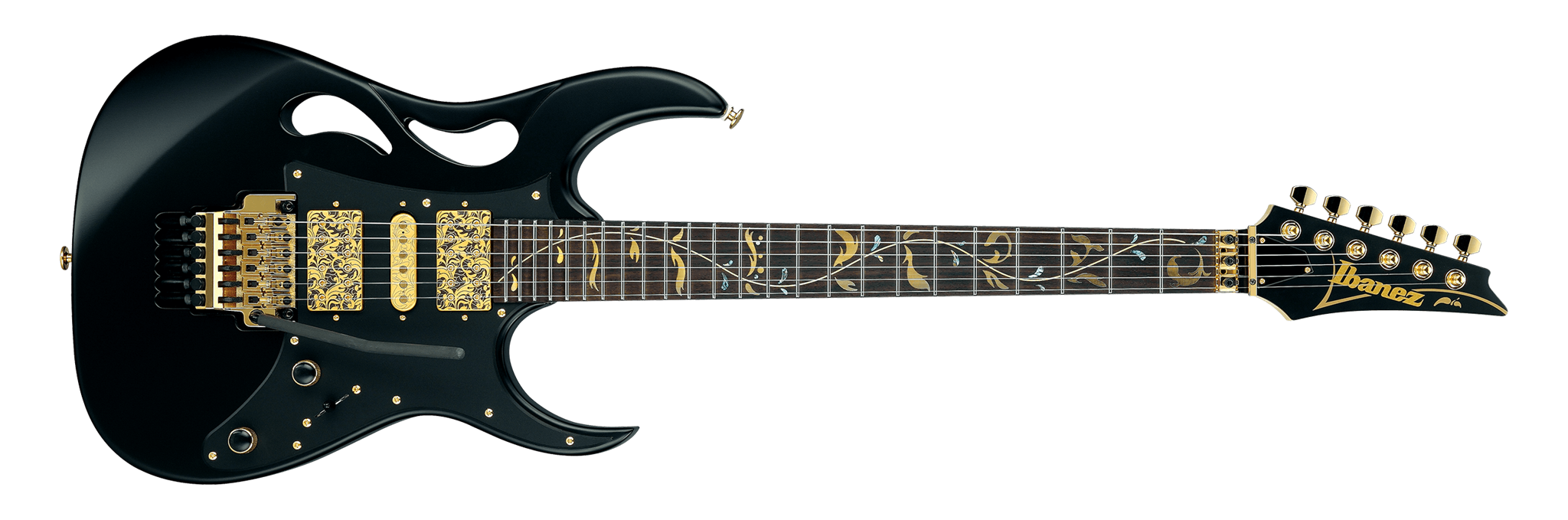 IBANEZ Signature Steve Vai PIA3761XB  Oynx Black 6-String Electric Guitar 2023