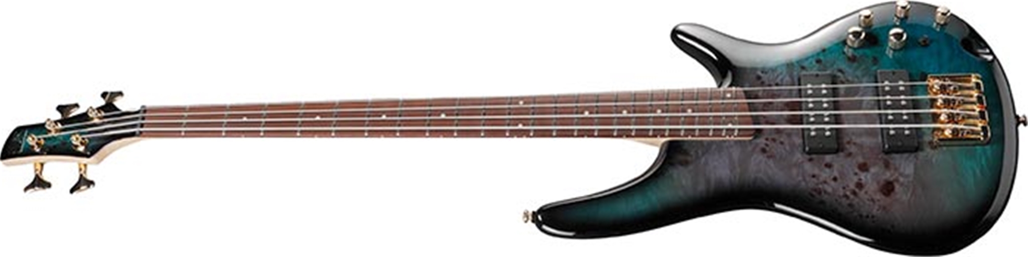 Ibanez  SR400EPBDX Tropical Seafloor Burst  4-String Electric Bass Guitar 