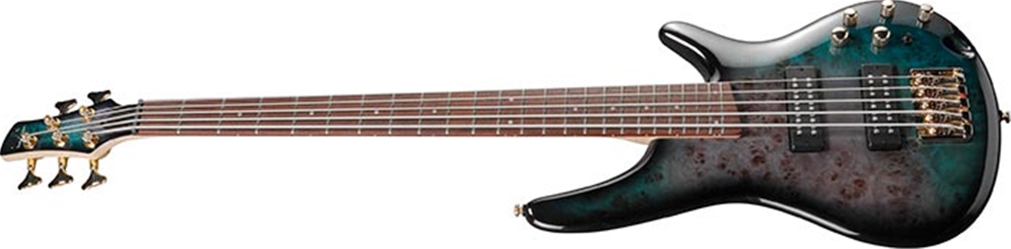 Ibanez  SR405EPBDX Tropical Seafloor Burst  5-String Electric Bass Guitar  