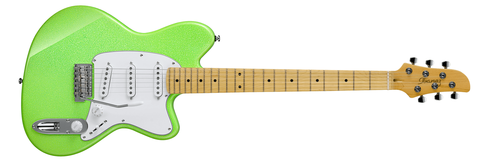 IBANEZ YY20 Yvette Young  Slime Cream Sparkle 6-String Electric Guitar