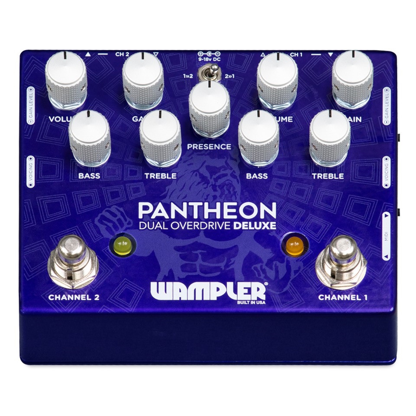 WAMPLER Pantheon Deluxe Dual Overdrive Guitar Pedal