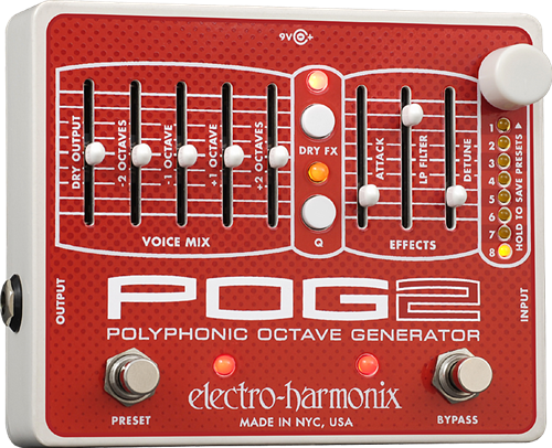 ELECTRO-HARMONIX POG2 Polyphonic Octave Generator Pedal