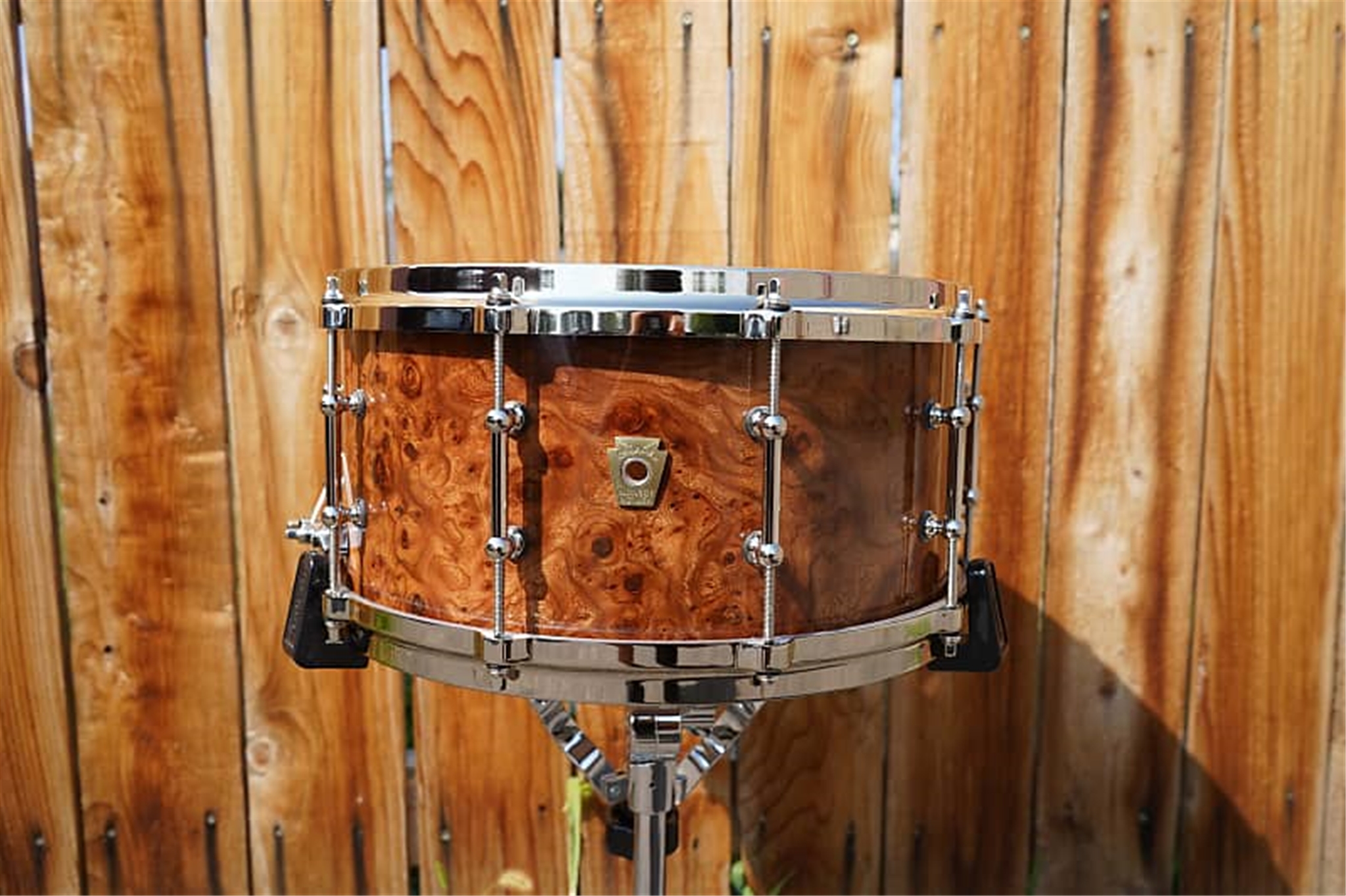 Ludwig LS403XXCE Limited Edition Aged Exotic Carpathian Elm 6.5x14" 10-Lug Snare Drum w/Pro Bag 