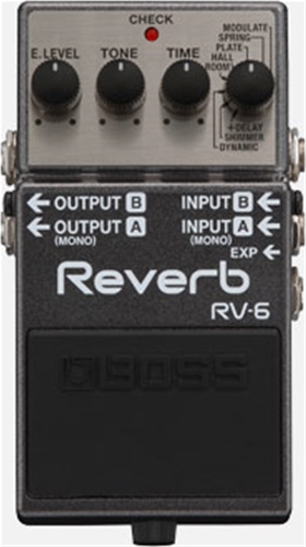 BOSS RV-6 Digital  Reverb Guitar Effects Pedal  