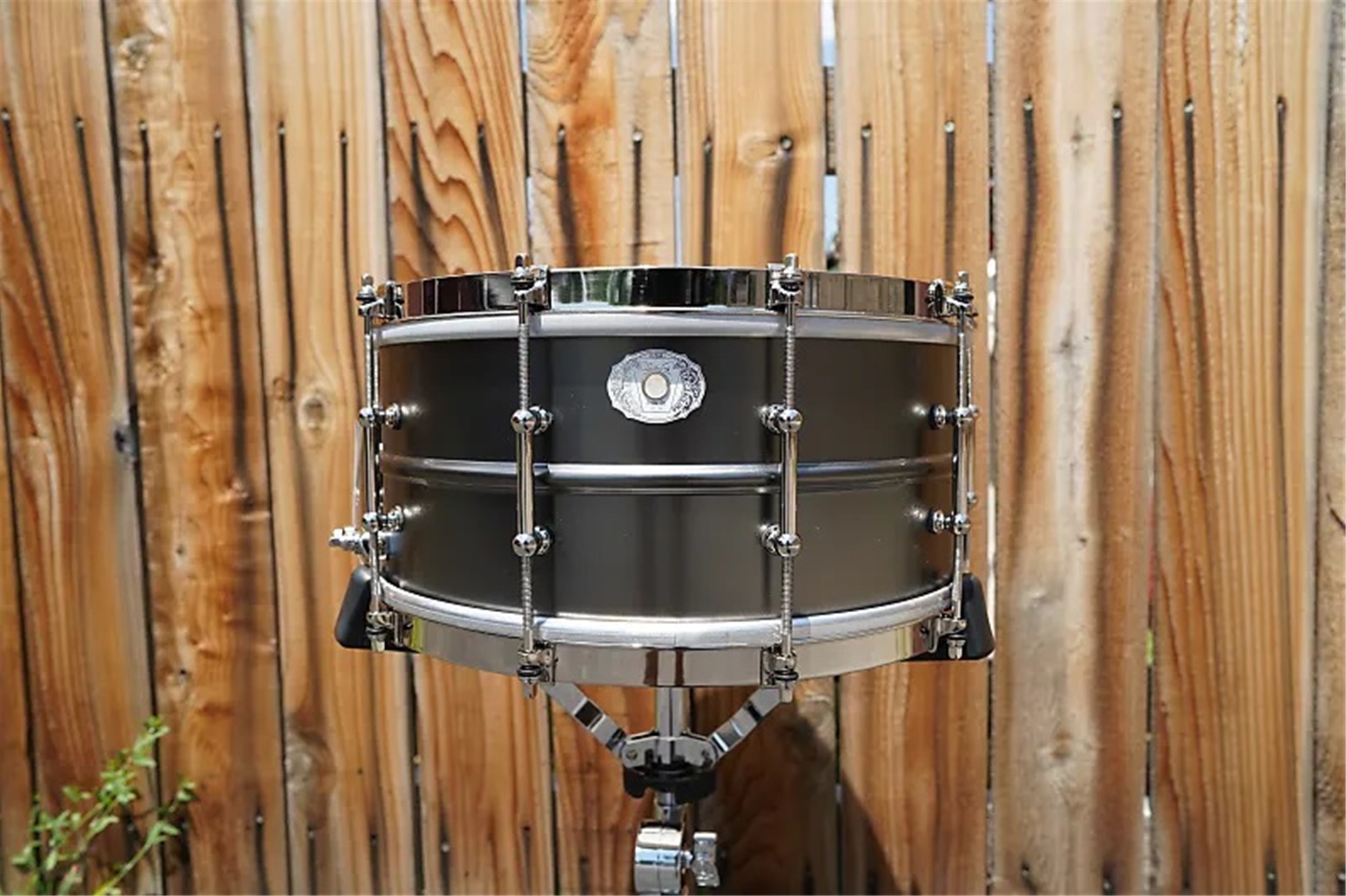Ludwig Limited Edition #LB-417ST Satin Deluxe Black Beauty 6.5 x 14" Snare Drum (1 of 140 Made Worldwide)