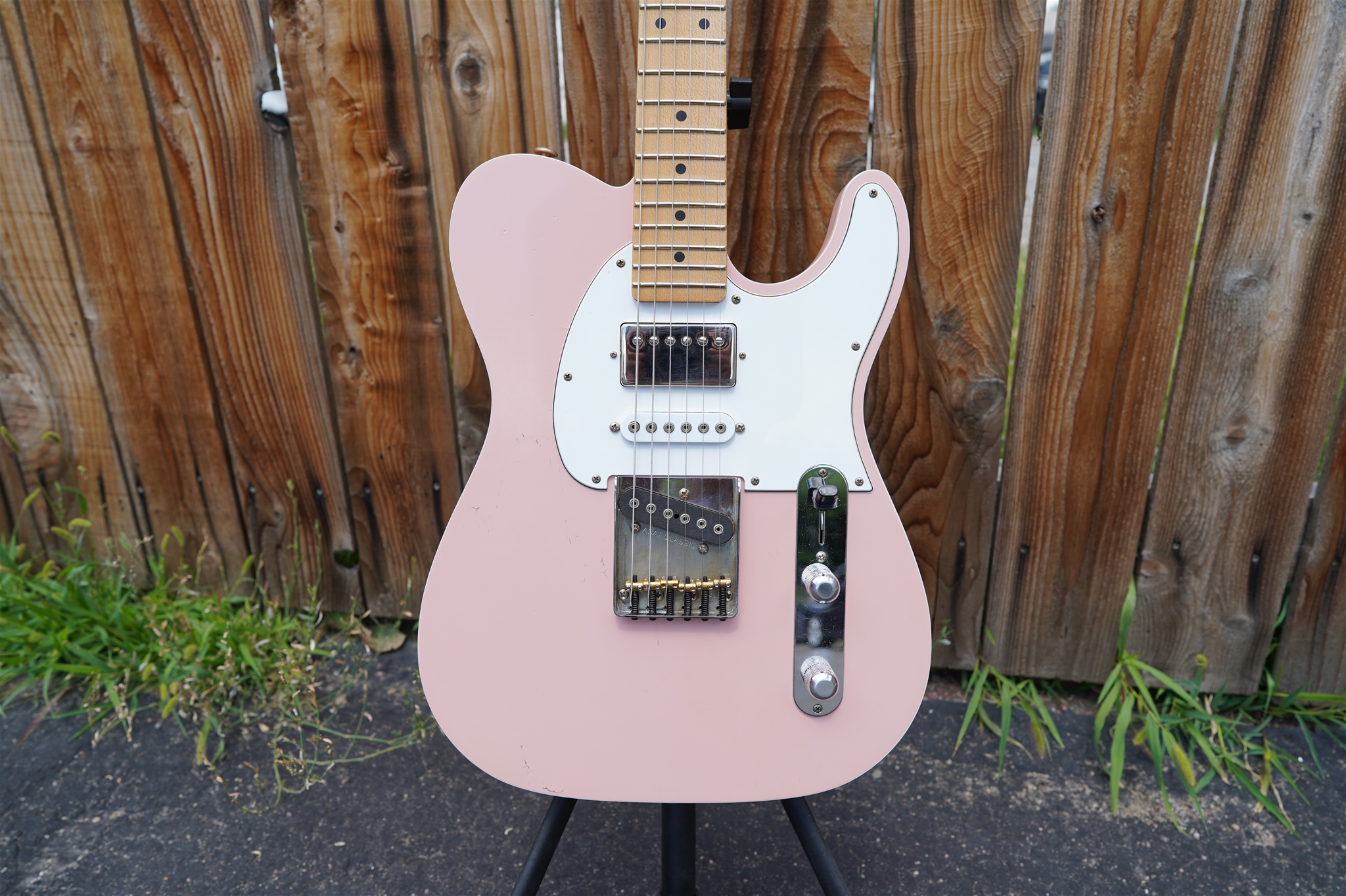 G&L  USA CUSTOM SHOP ASAT Classic Bluesboy Nitro Shell Pink   6-String Electric Guitar 2023