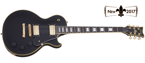 Schecter    DIAMOND SERIES  Solo-II Custom Aged Black Satin  6-String Electric Guitar   