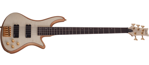 Schecter DIAMOND SERIES Stiletto Custom-5     Natural Satin     5-String Electric Bass Guitar