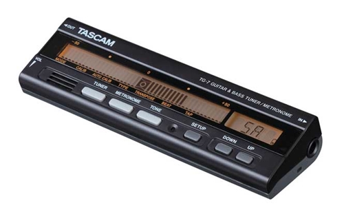 TASCAM TG-7 Guitar and Bass Tuner/Metronome