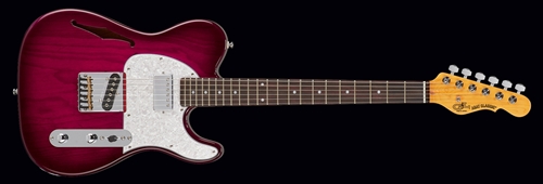 G&L TRIBUTE SERIES ASAT Classic Bluesboy Semi-Hollow Redburst  6-String Electric Guitar	