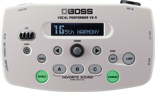 BOSS  VE-5 Vocal Effects Processor White