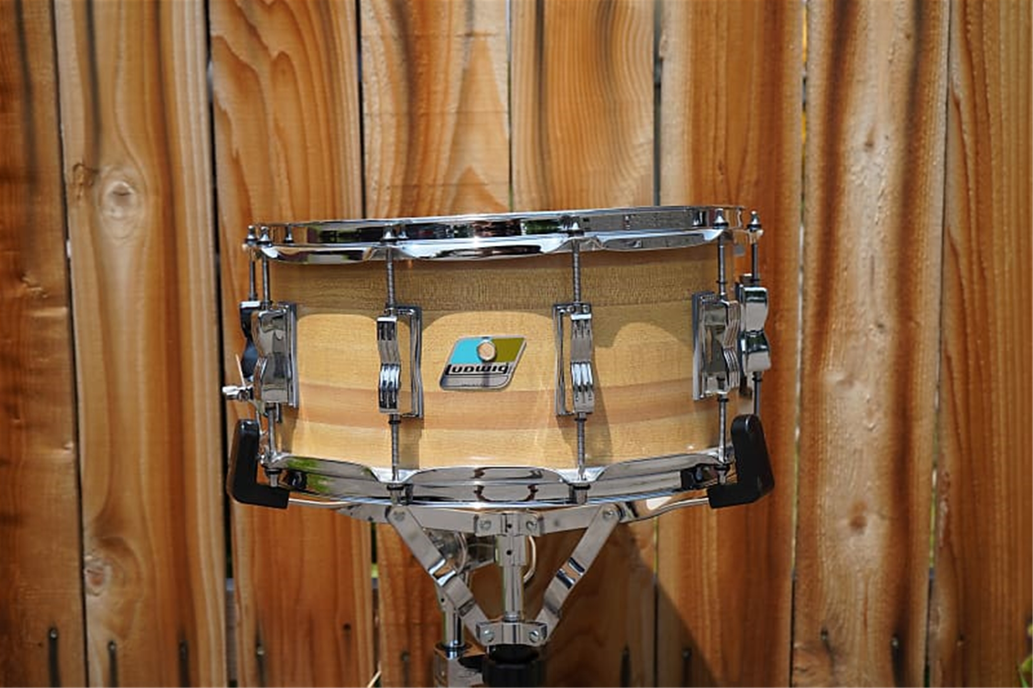 Ludwig USA Classic Maple series in Butcher Block Wrap 6.5x14" Snare Drum Ludwig LS-403