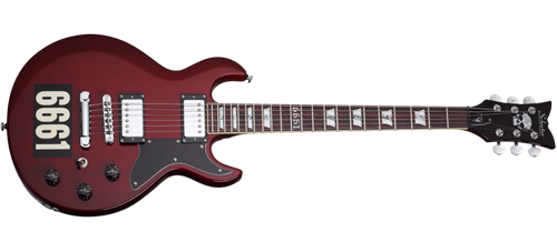 Schecter  DIAMOND SERIES   Zacky Vengeance Custom ReIssue See Thru Cherry    6-String Electric Guitar