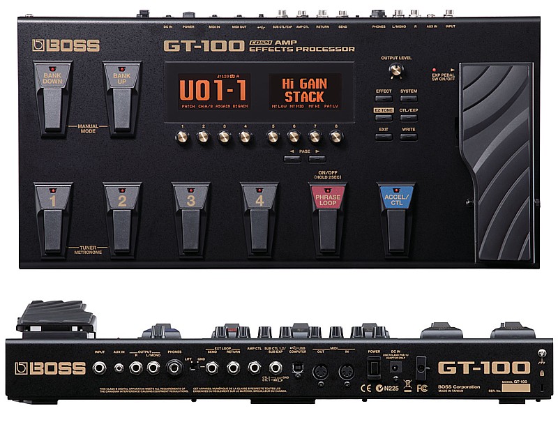 BOSS  GT-100 Guitar Multi-Effects Pedal