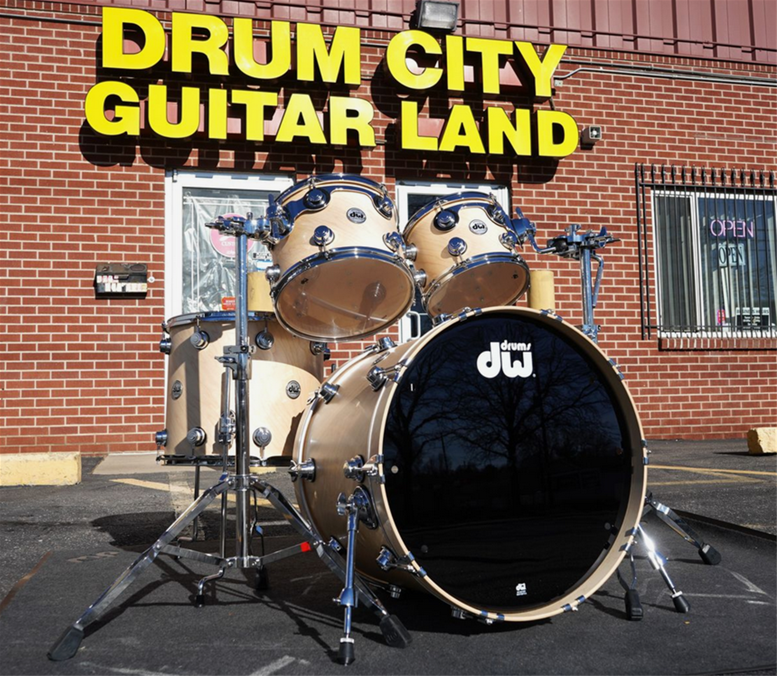 DW/USA Collectors Series 4pc Maple SSC Shell Pack - Natural Satin Oil w/ Twisted Outer