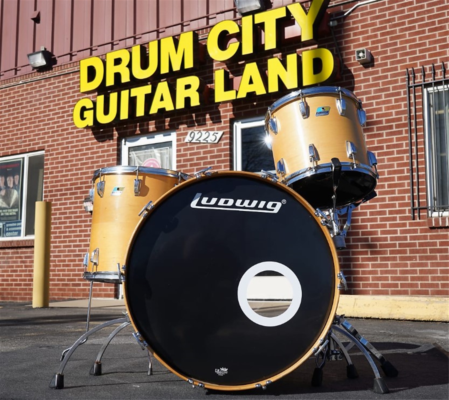 USED - Ludwig USA Classic Maple Series 3pc Shell Pack - Thermogloss Natural Gloss | 13", 16", 24"