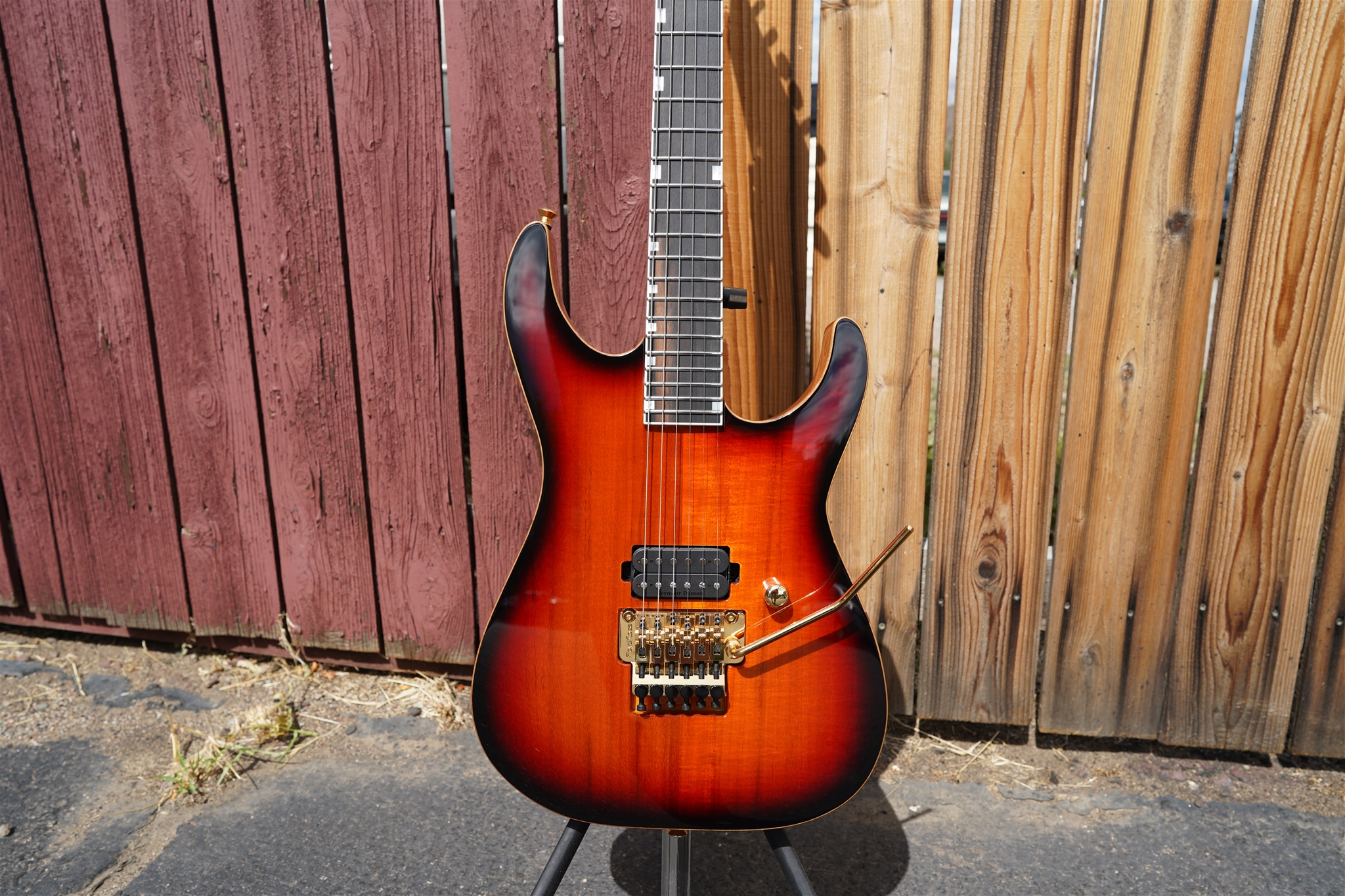 ESP USA M-I NTB FR 3-Tone Sunburst/Koa top 6-String Electric Guitar 2024
