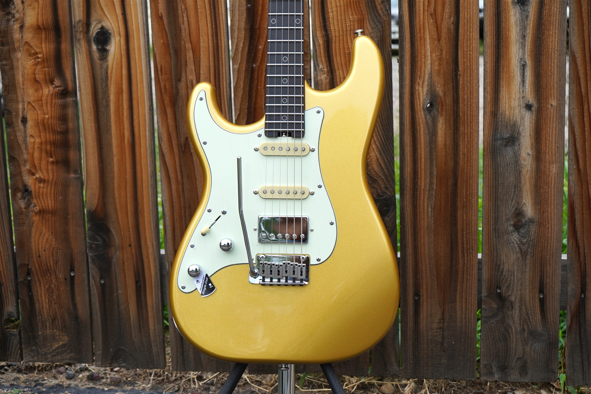 Schecter DIAMOND SERIES Nick Johnston Traditional HSS 10th Anniversary Atomic Saffron Left Handed 6-String Electric Guitar 2025
