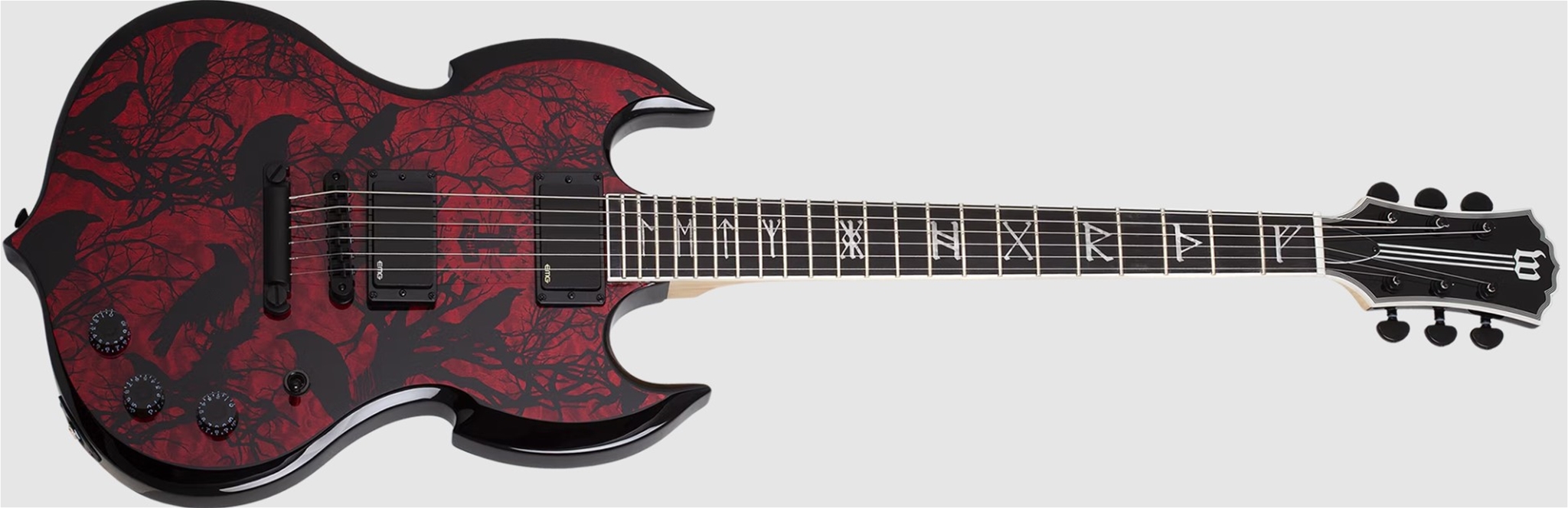 	Wylde Audio Barbarian Blood Raven   6-String Electric Guitar 2025