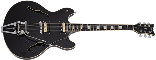 Schecter DIAMOND SERIES Corsair Gloss Black 6-String Electric Guitar  