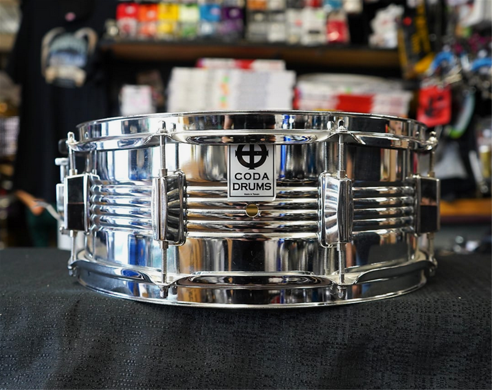 USED - Coda Drums 5x14" Steel Snare Drum (8-Lug)